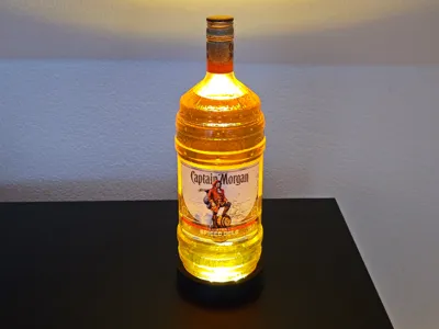 Captain Morgan 1.5 Liter Bottle LED Bottle Holder