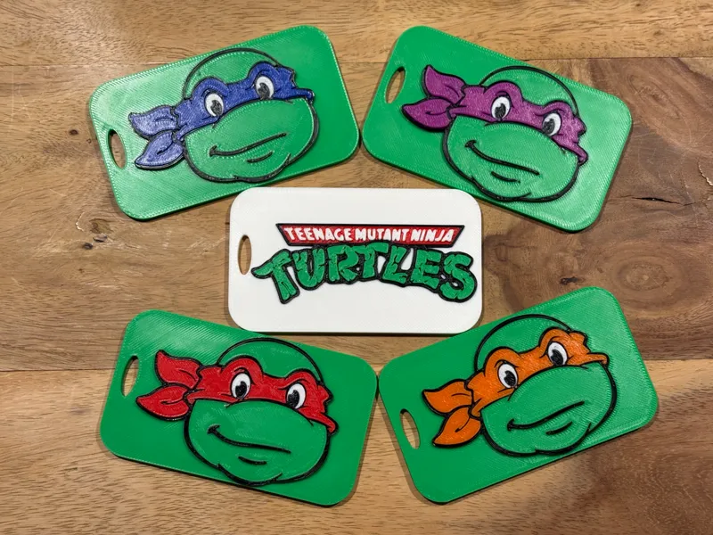 Teenage Mutant Ninja Turtles Luggage Tag