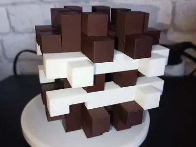 24-piece puzzle, minimal tolerance