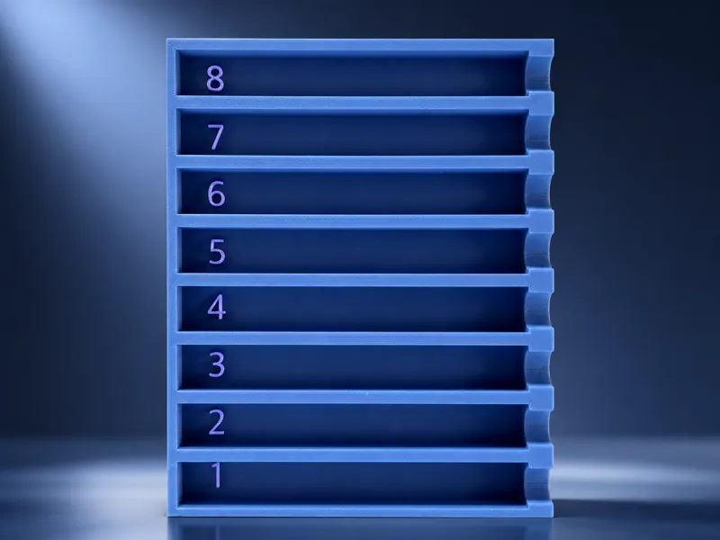 8 Slot Syringe Holder