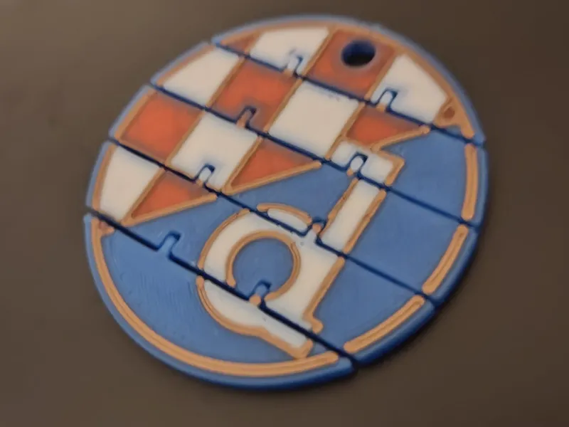 NK Dinamo Zagreb flexi keychain