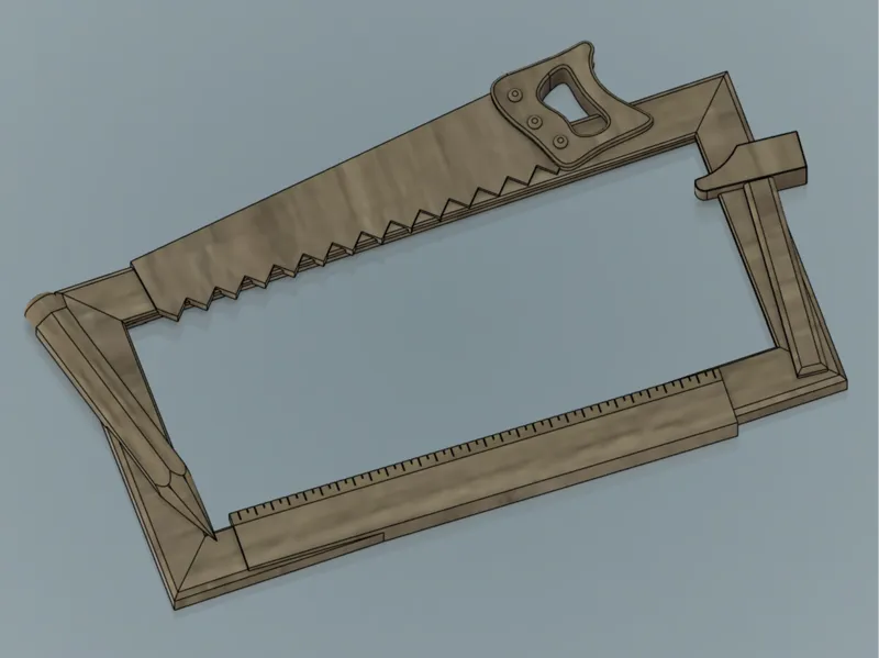3D Bilderrahmen mit Werkzeug