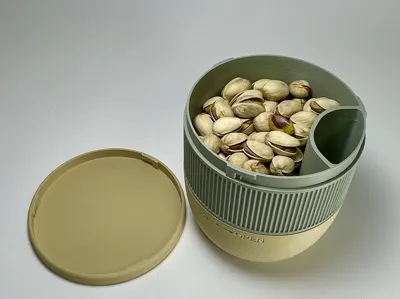 Pistachio Cup with Lid - 3D Printable Snack Bowl