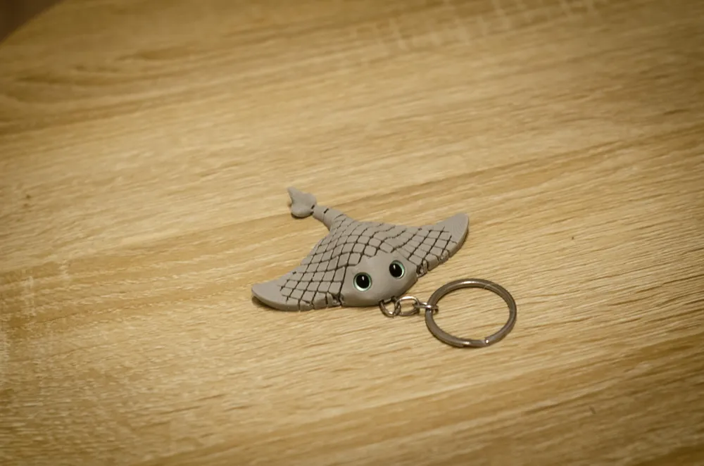 Flexi Manta Ray | Print in Place – NO SUPPORT - MakerWorld 3D Model | 3Drop