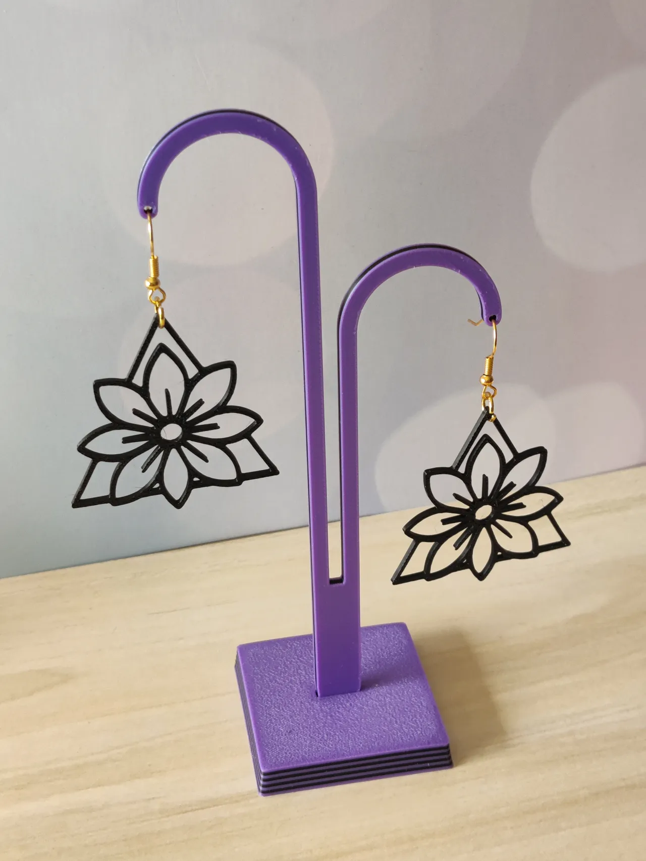 Pendiente Flor view 3