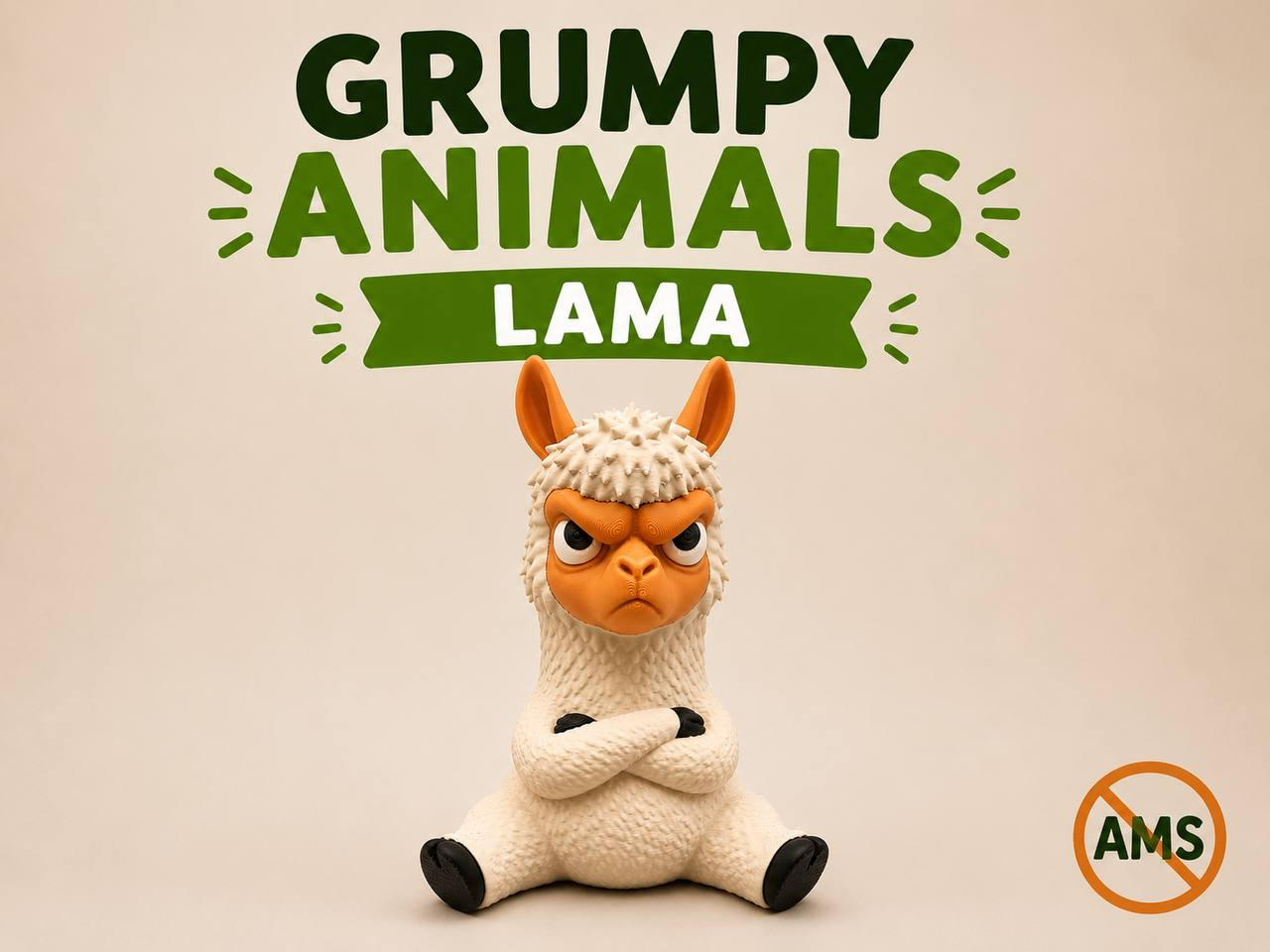 Grumpy Lama