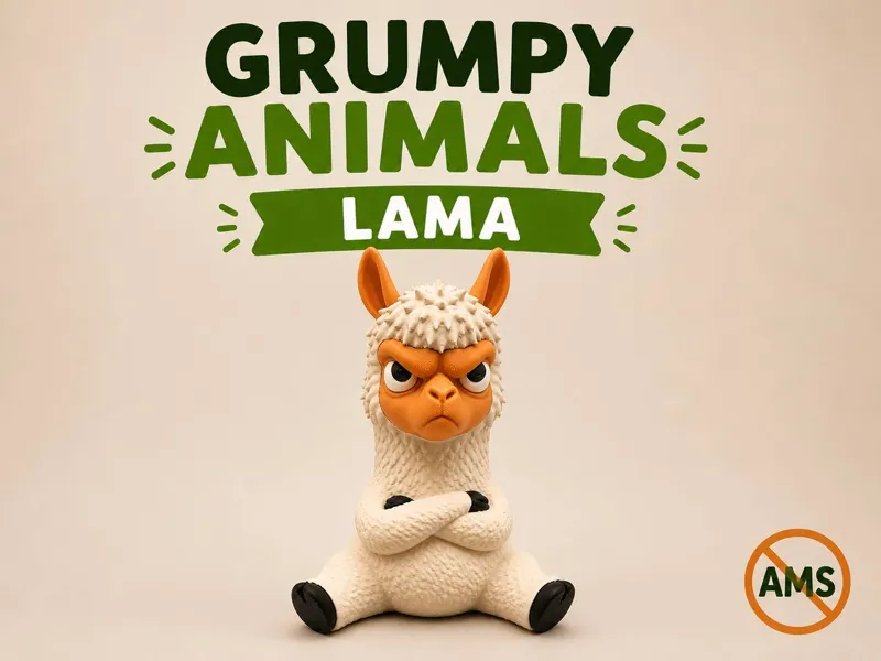 Grumpy Lama