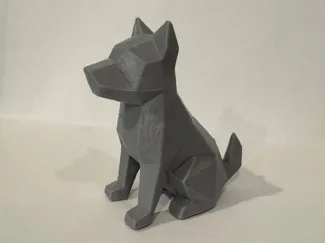 Low poly dog