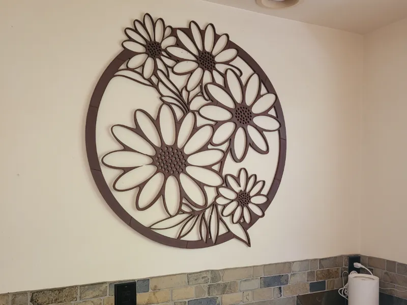 Flower Wall Art Decor 