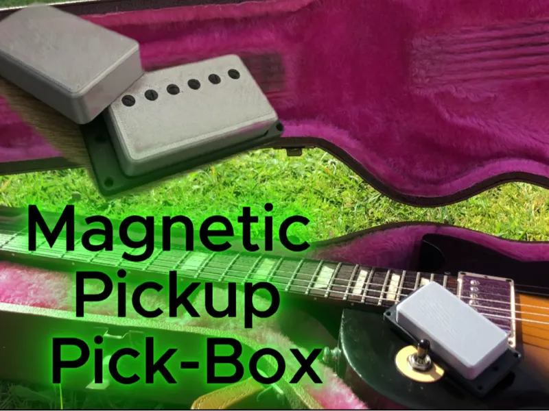 Magnetic Guitar Pickup Pick-Box (2 Styles) 