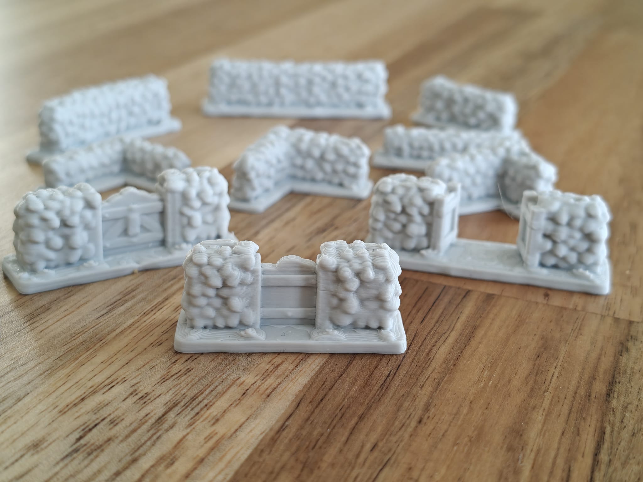 Miniatura 2 do modelo 3D DnD hedges terrain set