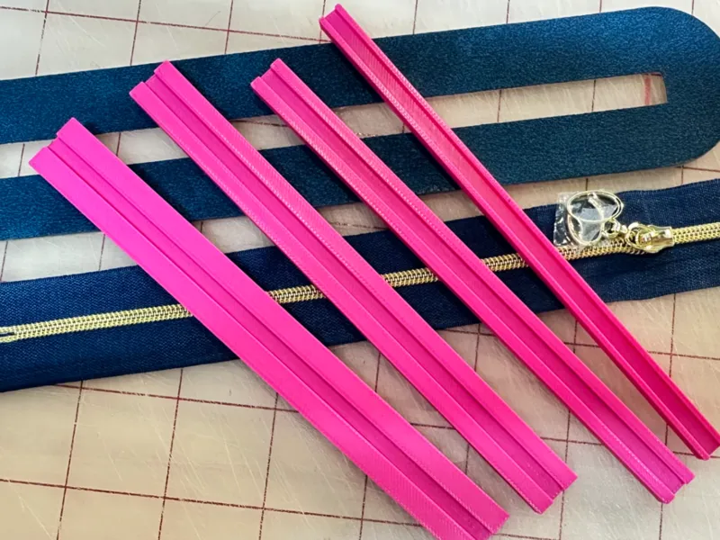 #3 Zipper placement tools, 4 gap sizes