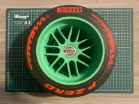 Tyre assembly, 0.4 nozzle, no supports (old version)