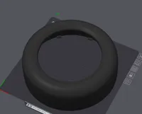 Half Tyre - No sidewall markings