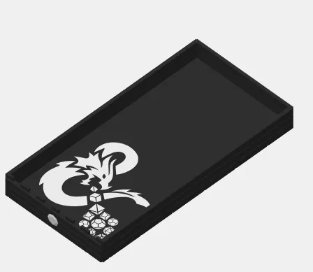 D&D Dice Tray - D&D Dragon Dice Fire