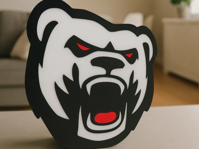 Eisbär Lampe Lichtbox