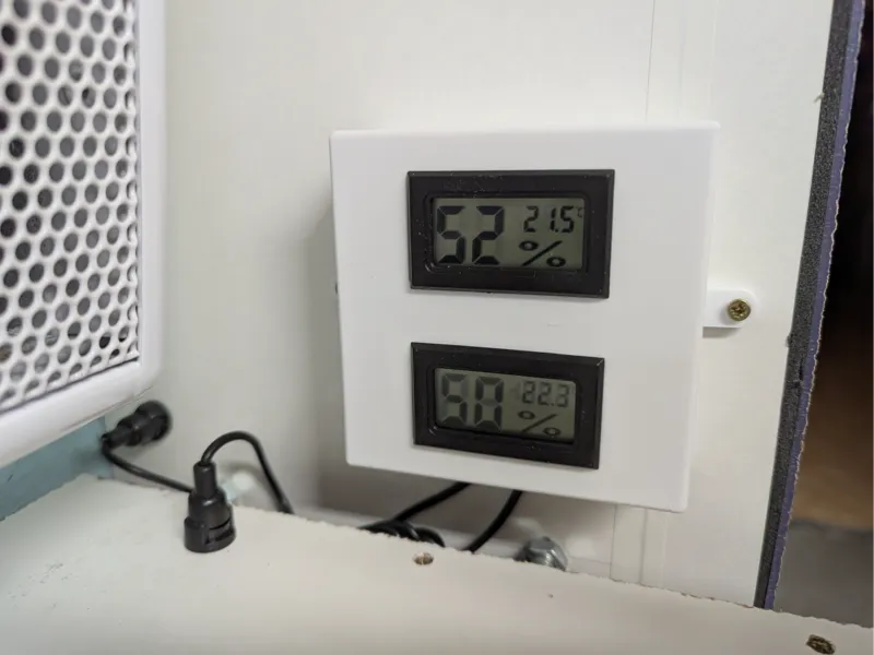 Gehäuse Thermometer Feuchtefühler