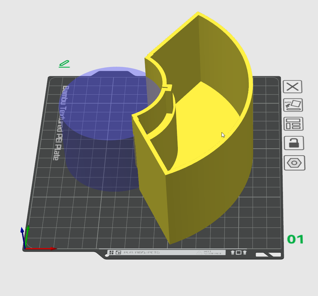 Miniatura 4 do modelo 3D 拓竹料盘再利用，多功能旋转堆叠干果盘