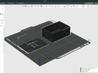 Arduino case + cover with holes for solonoids