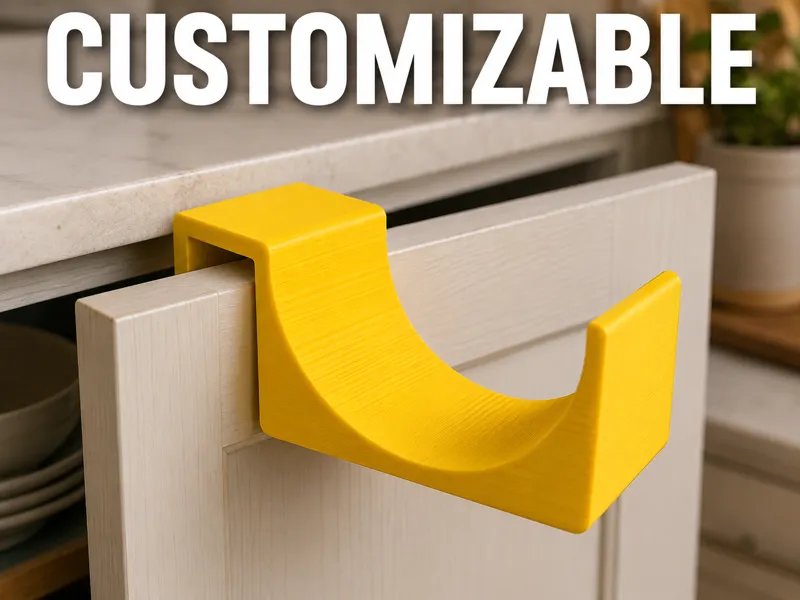 Customizable No-Drill Under-Shelf Cradle