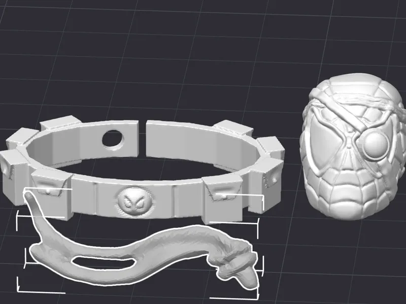 Cyborg Spider Man Sculpt Replacment