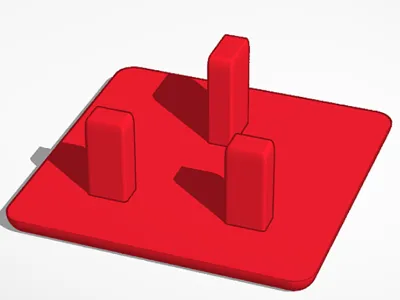 UK Electrical Outlet Blanking Plug
