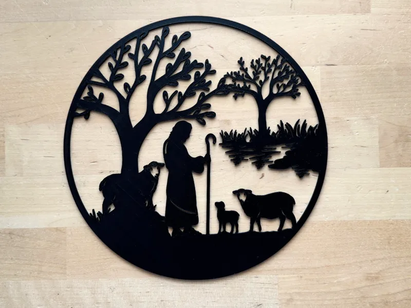 The Lord is My Shepherd Wall or Window Decor