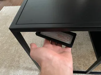 Hidden tray (magnetic)