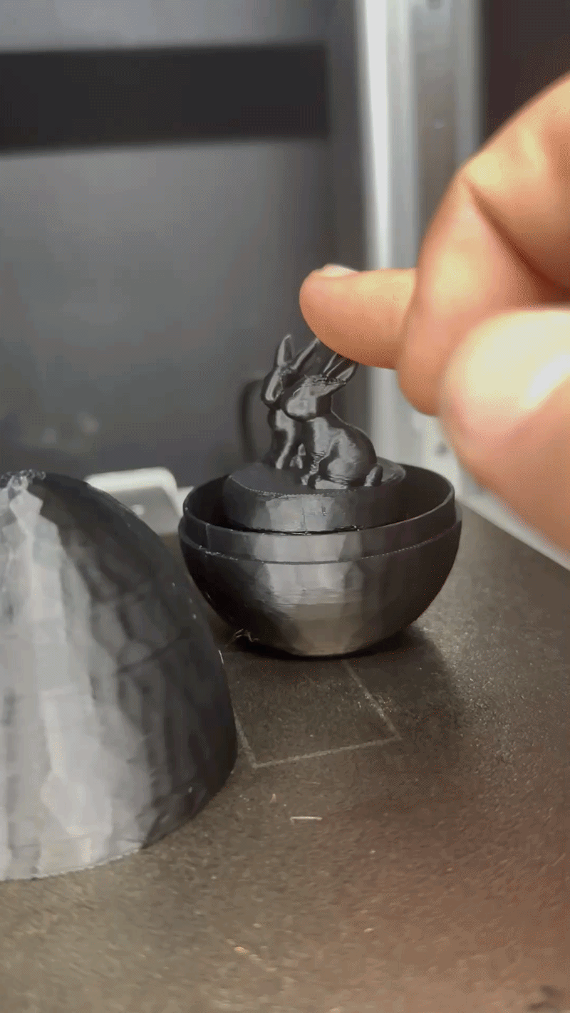 Textured Bunny Egg – Springy Easter Fidget Toy!