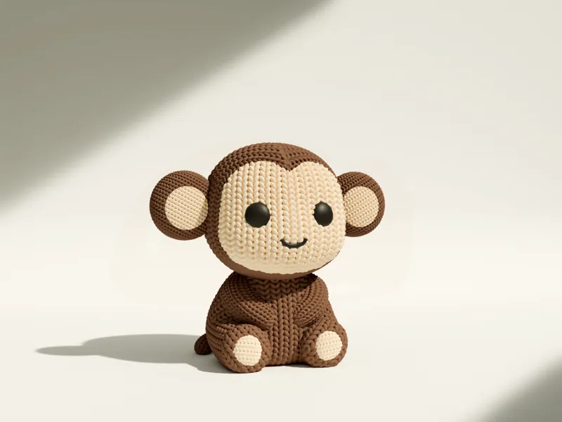 Knitted Monkey