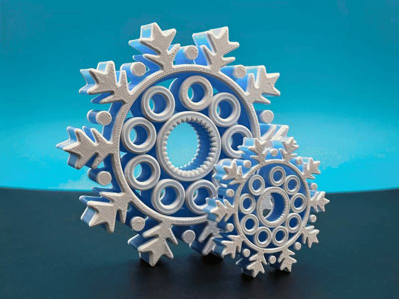 "Snowflake" Christmas Fidget Spinner! | Heavy Duty