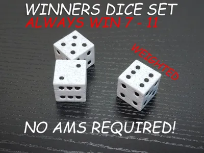 Winners Dice Set