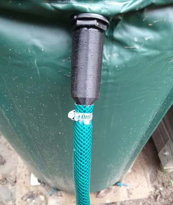 1" to 1/2" reducer for overflow vent