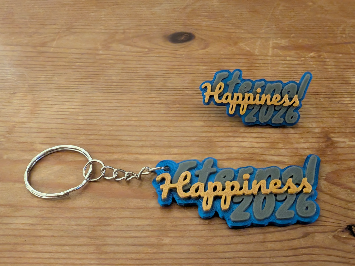 2026 Convention Pin & Keyring: Eternal Happiness! 