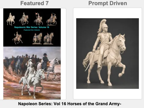 Escenografía en miniatura: Napoleon Series: Vol 16 Horses of the Grand Army — referencia de MakerWorld