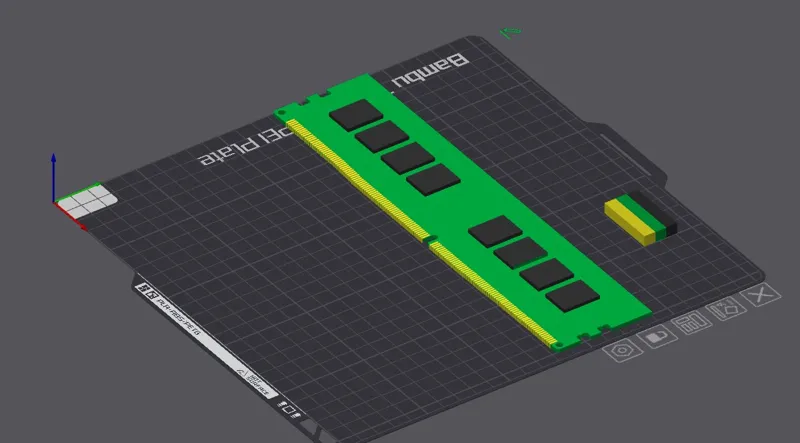 DDR4-Ram chip with multiple color options for AMS. 