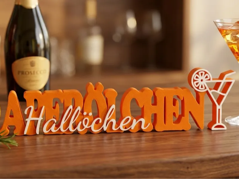 Aperölchen/Hallöchen - Dekoschild