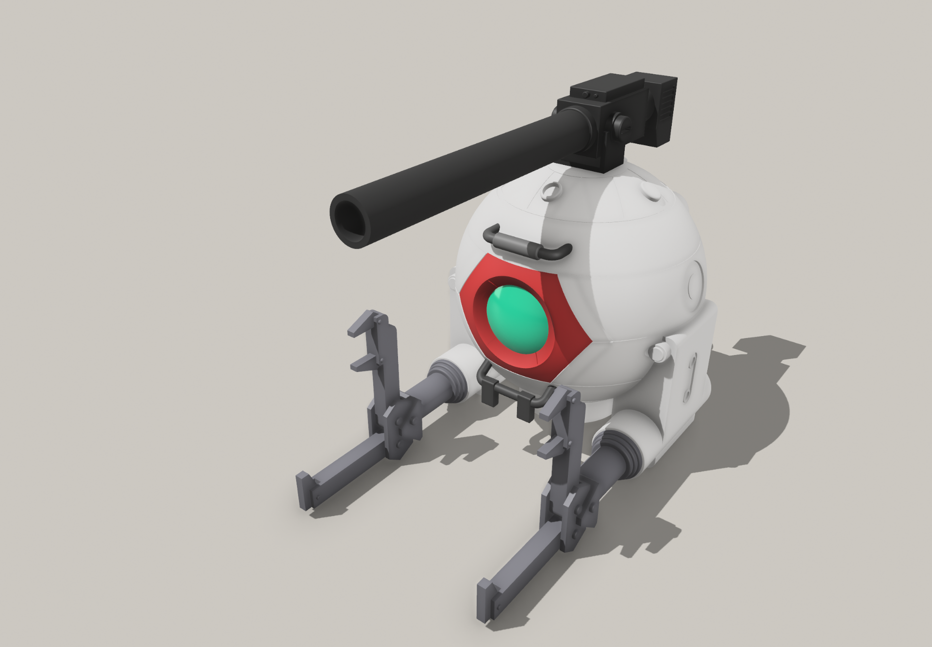 Miniatura 2 do modelo 3D 真男人就开铁球