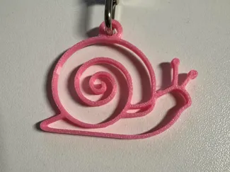 Snail Keychain