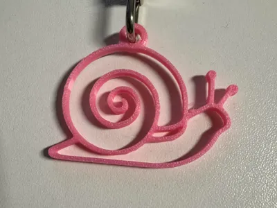 Snail Keychain 