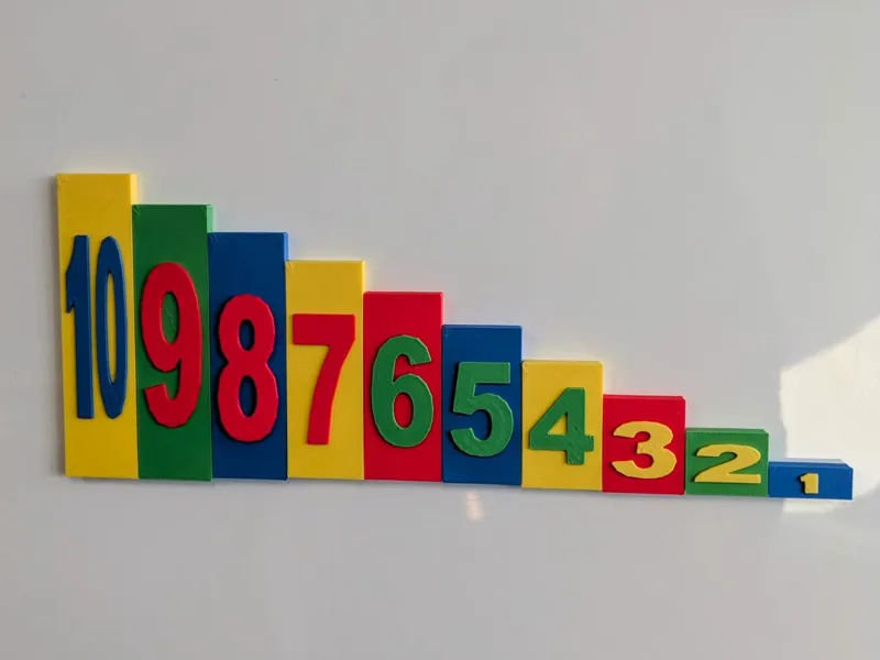 Magnetic Number Blocks Toy