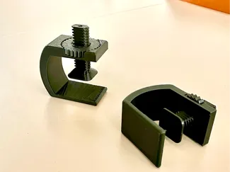 Table clamp Print in Place mechanism