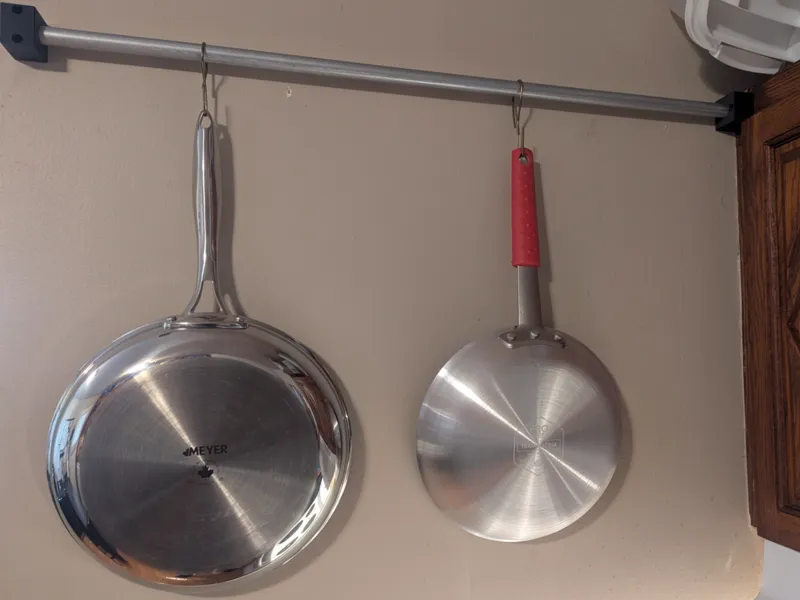 Pots And Pans Rack Mounting Brackets For EMT