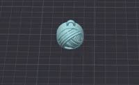 Porte-clés pelote de laine — photo 2