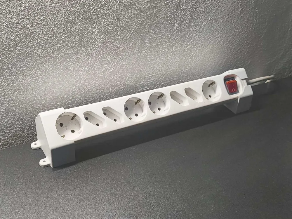 IKEA KOPPLA power strip 45° desk mount by samulski - MakerWorld