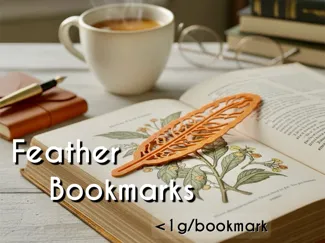 Feather Bookmarks
