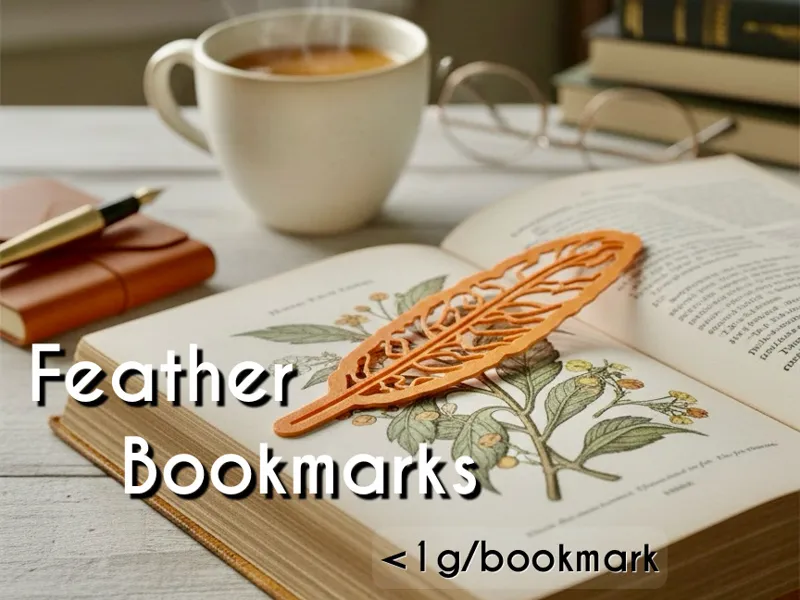 Feather Bookmarks