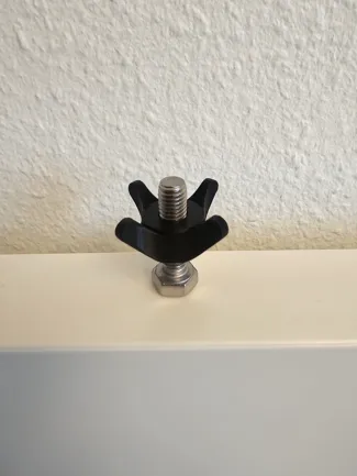 4 Wing screw nut M8