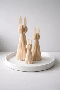 Trio de lapins de Pâques minimalistes — photo 3