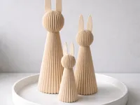 Trio de lapins de Pâques minimalistes — photo 2